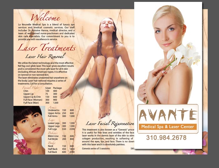 brochure medical spa 