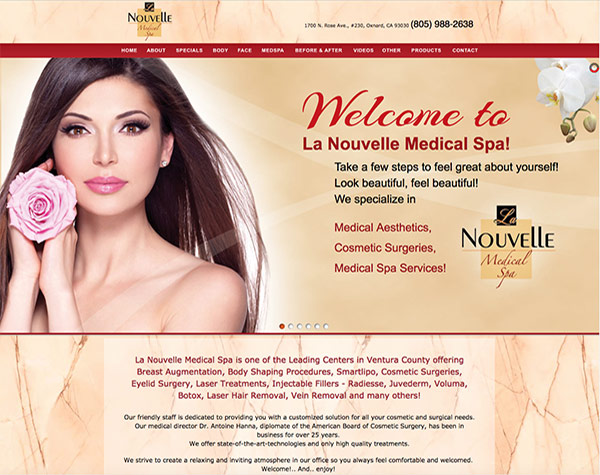 Creative365 medical website design