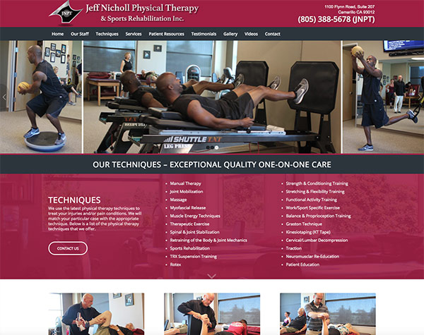 Creative365 medical website design