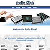 website design for a audio amplifiers and electronics service repair website design for a audio amplifiers and electronics service repair