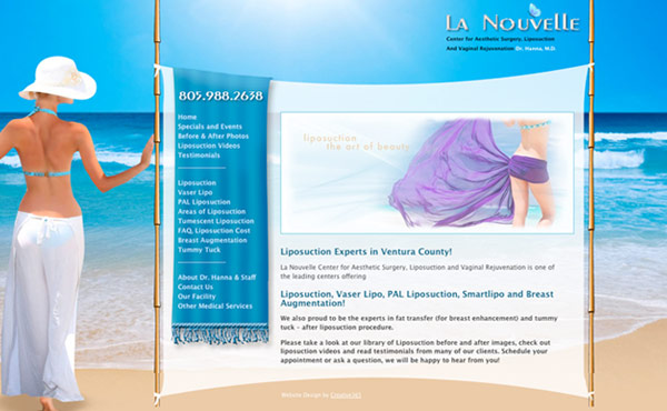Creative365 medical web site design los angeles